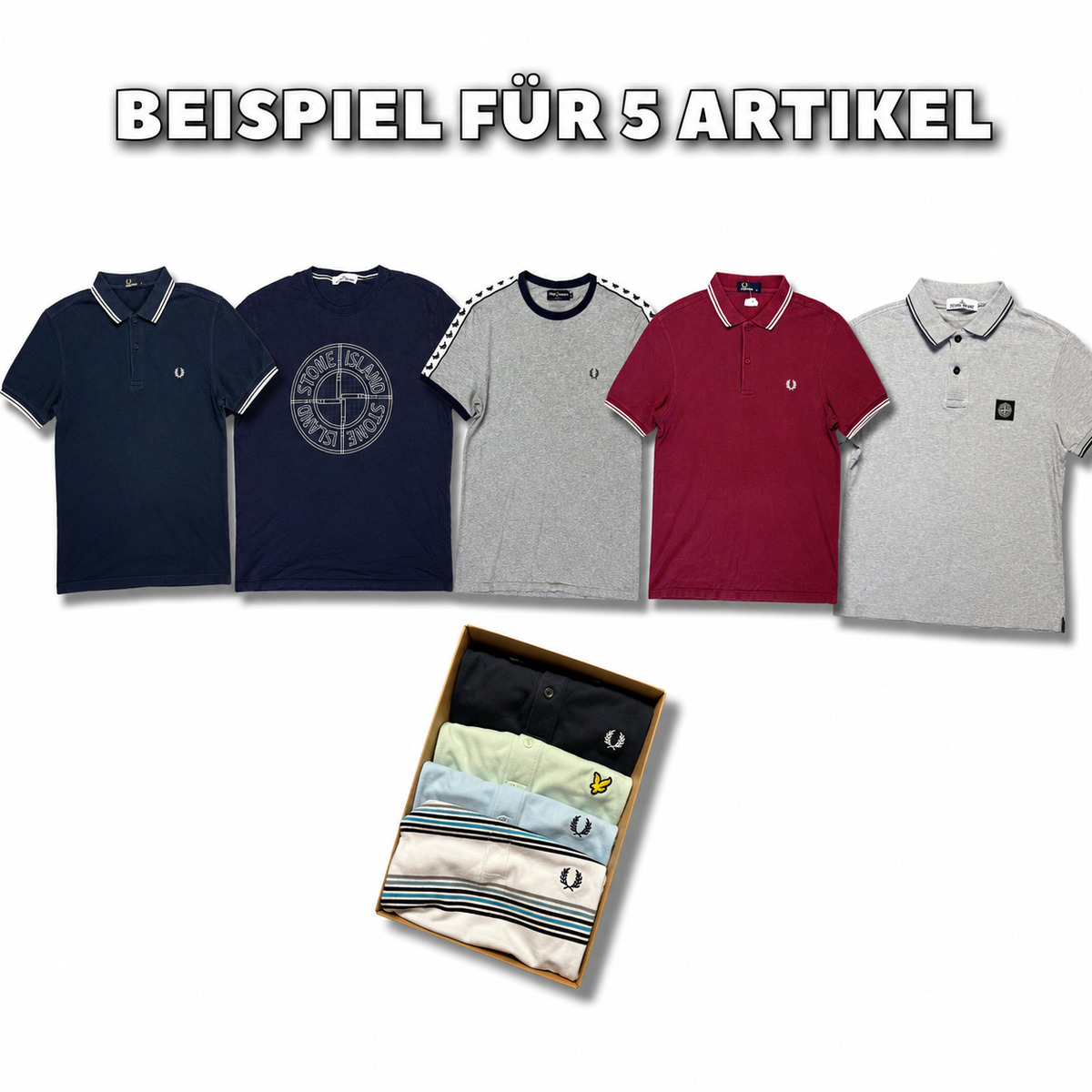 Casual Polo / T-Shirt Mystery Box (2-5 Artikel)