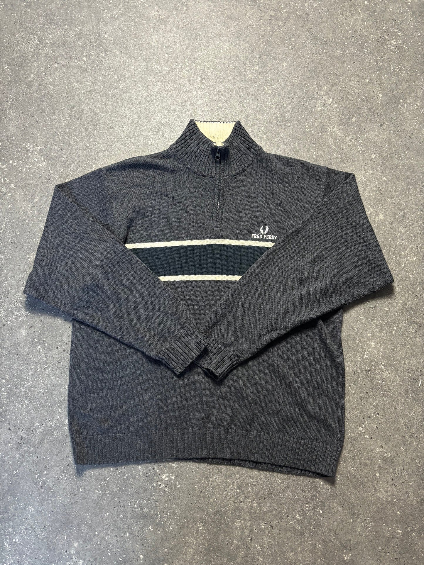 Fred Perry Half-Zip (L)