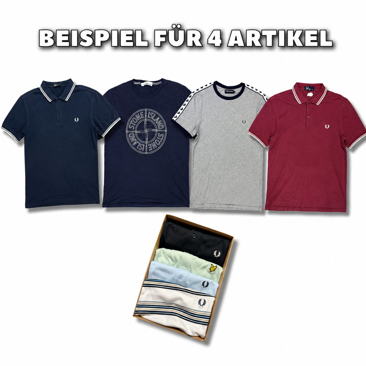 Casual Polo / T-Shirt Mystery Box (2-5 Artikel)